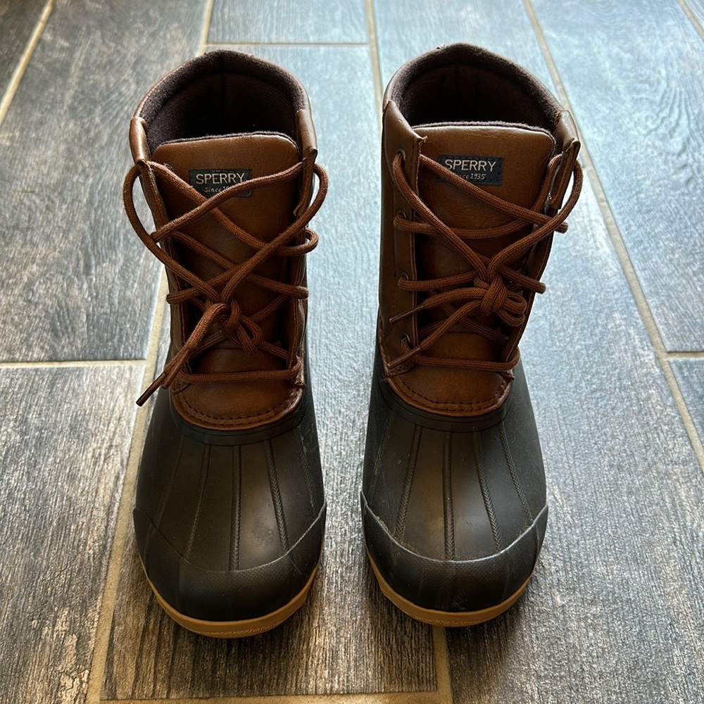 Sperry lined boots